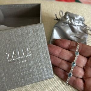 New Sterling Aquamarine bracelet